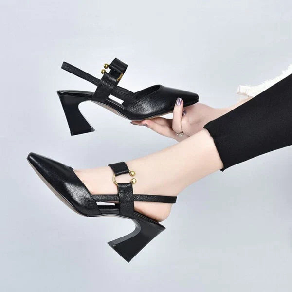 Helga – Sandalen mit Absatz und gepolsterter Sohle