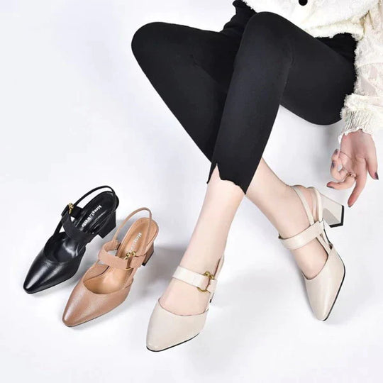 Helga – Sandalen mit Absatz und gepolsterter Sohle