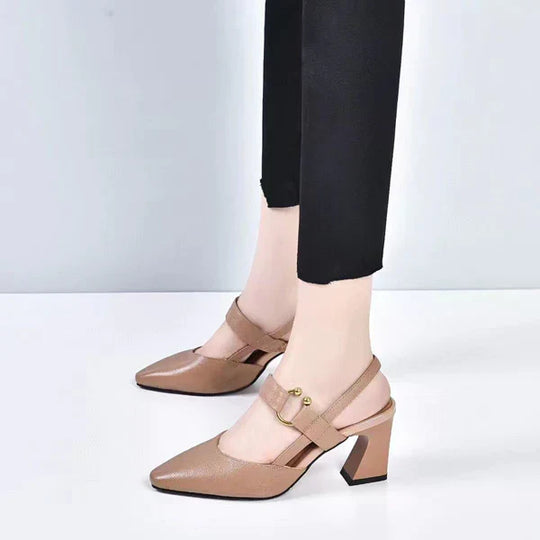 Helga – Sandalen mit Absatz und gepolsterter Sohle