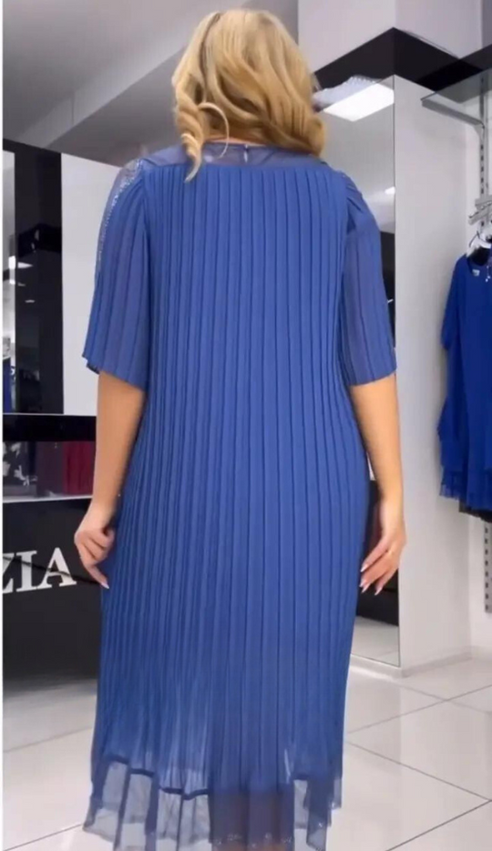 Kasia – Schönes Plissiertes Kleid mit fließendem Schnitt