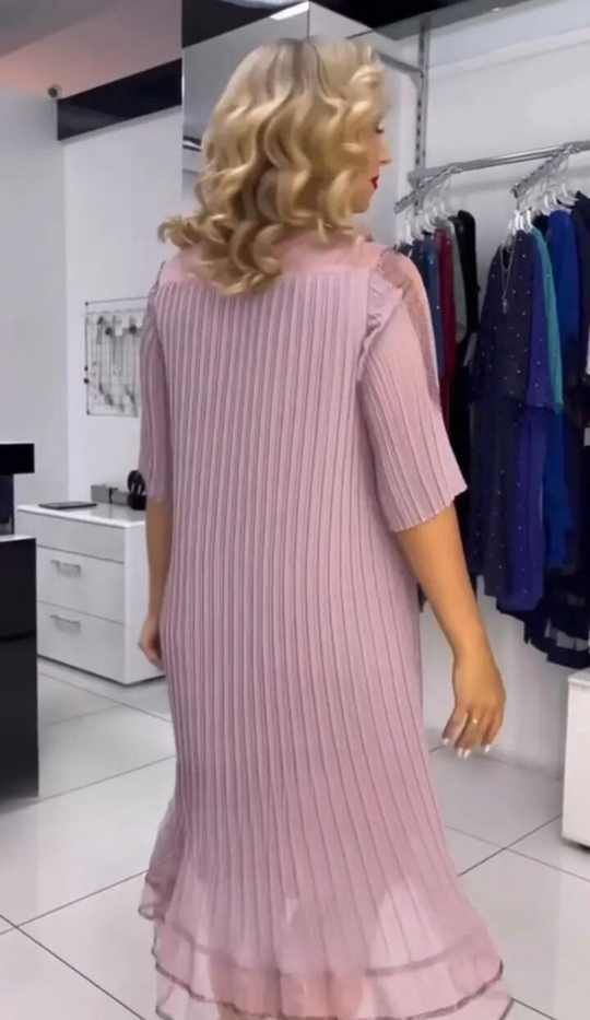 Kasia – Schönes Plissiertes Kleid mit fließendem Schnitt
